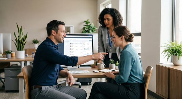 Medical staff having a discussion