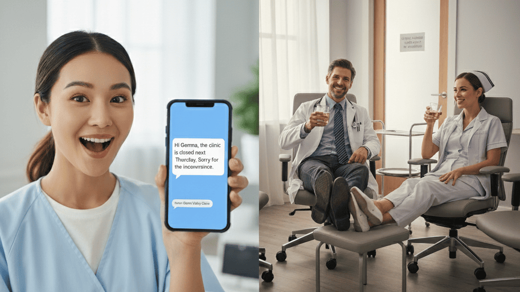 Make notifying patients easier and hassle-free with mass texting.