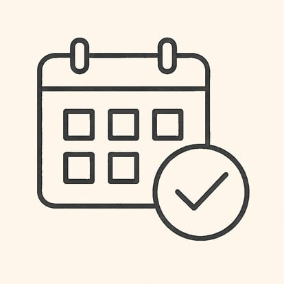 Icon representing the successful reduction of no show appointments.