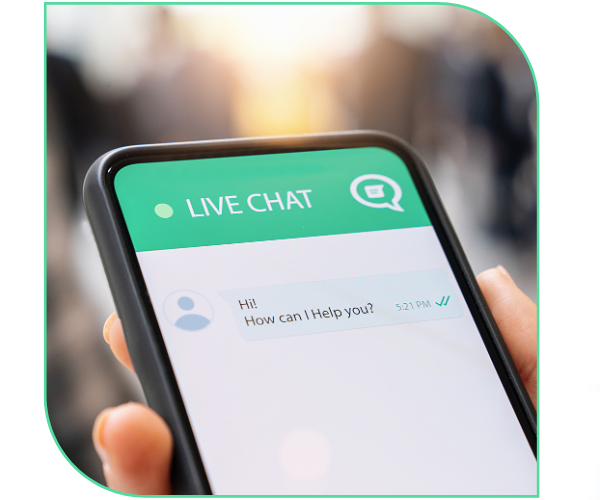 Live chat to help patients