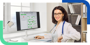 Doctor Patient Schedule Gem Frame wide 2