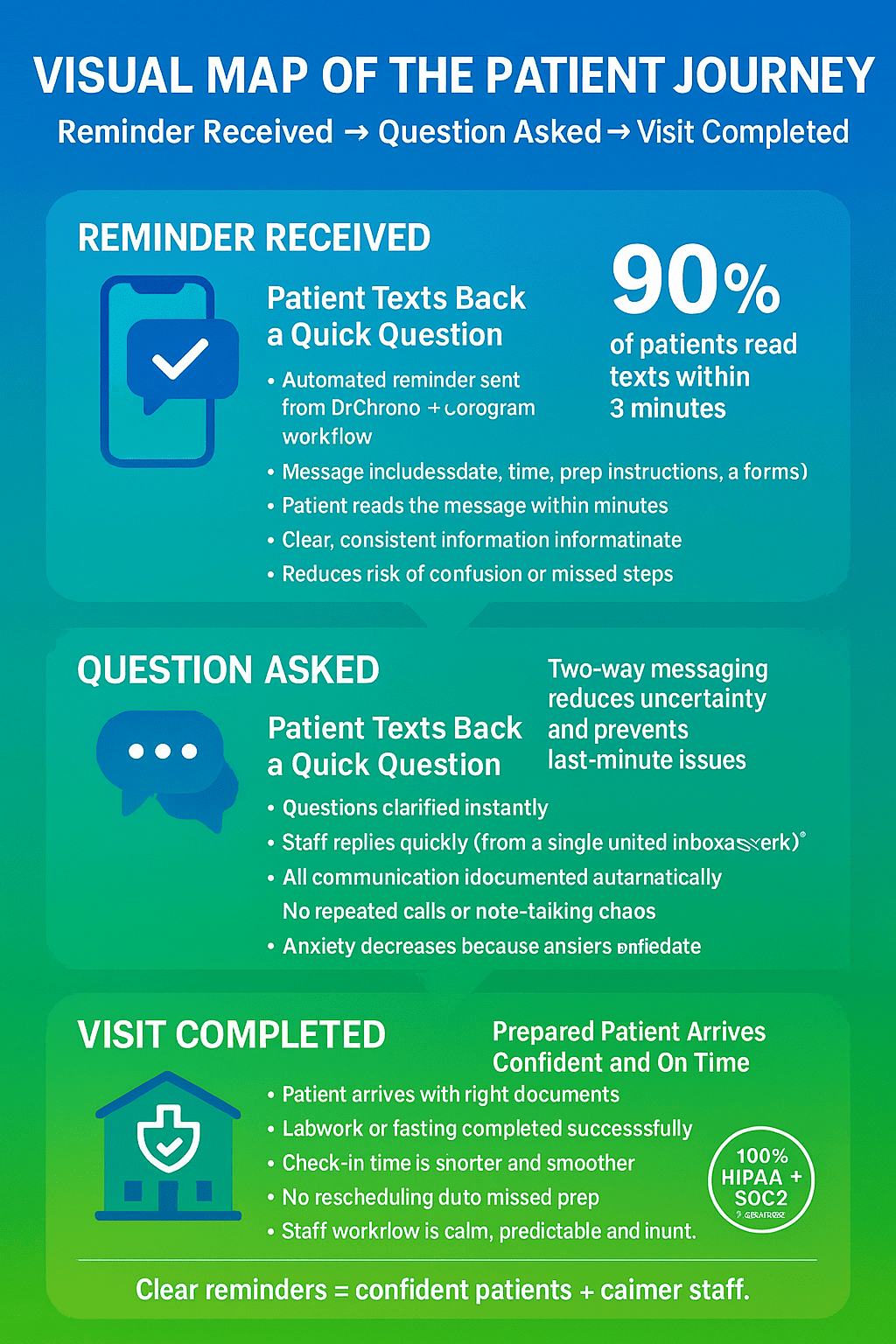 How the patient journey improves after using automated reminders
