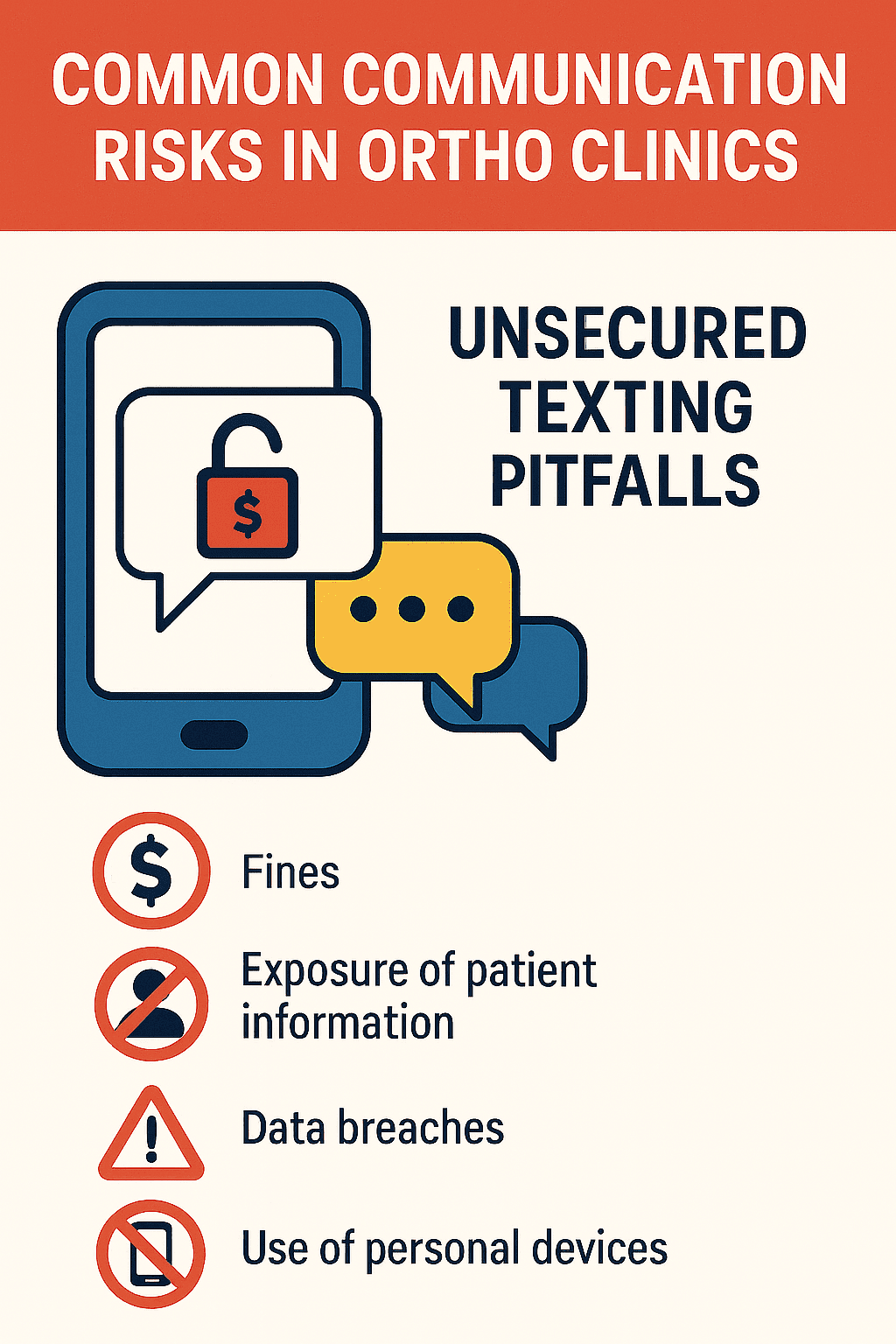 Risks of using consumer texting apps