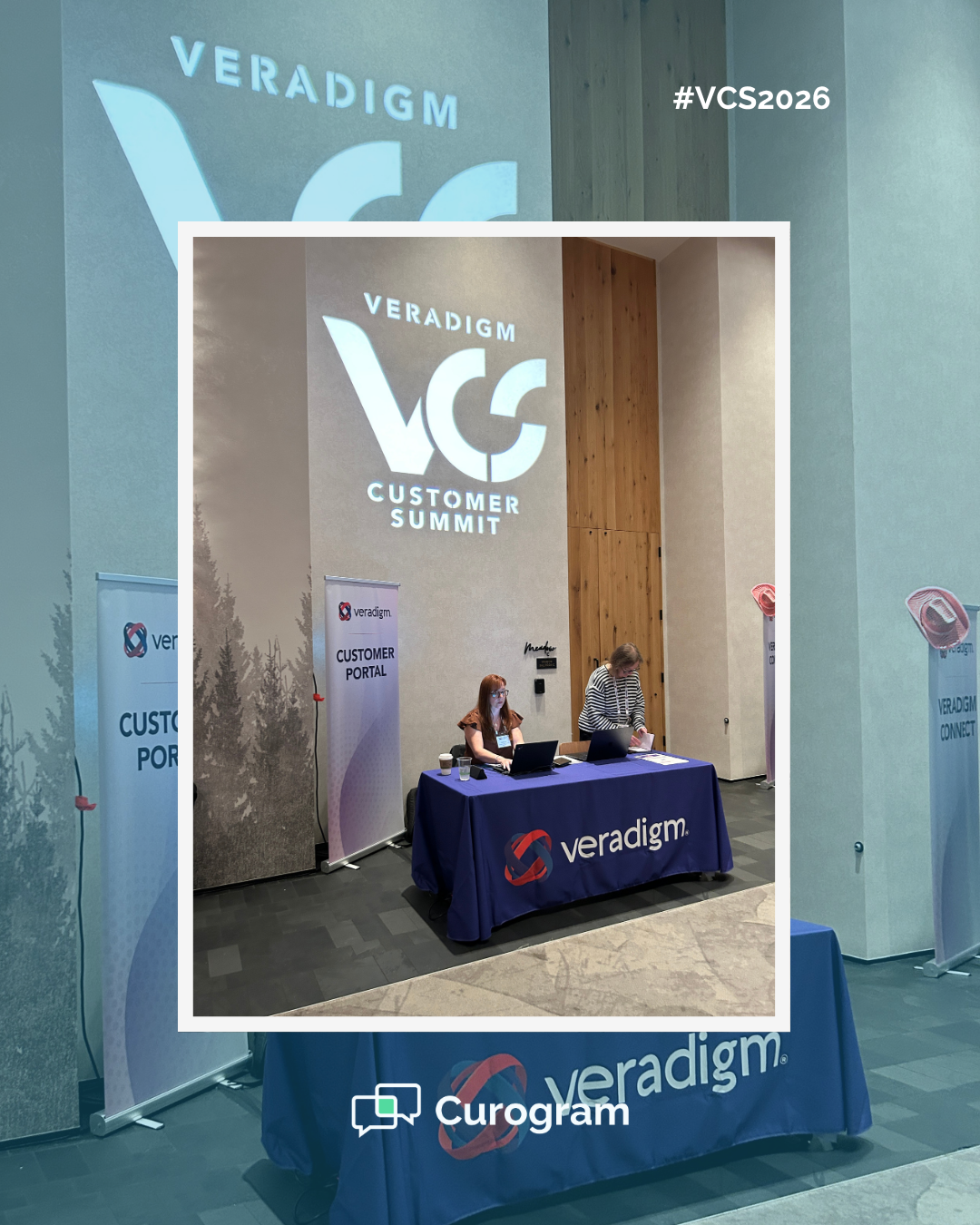 The Veradigm Customer Portal Booth at the VCS 2026 in Nashville 