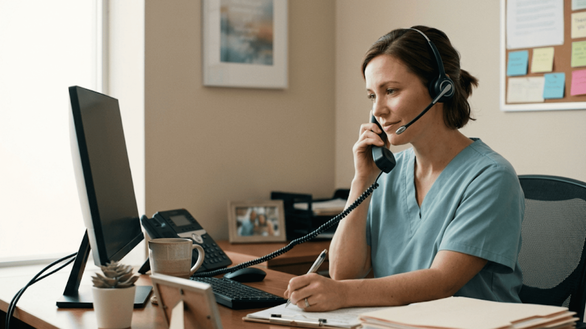 OBL nurse lead responding to a negative review within 24 hours by phone, showing the Google review workflow OBL teams use