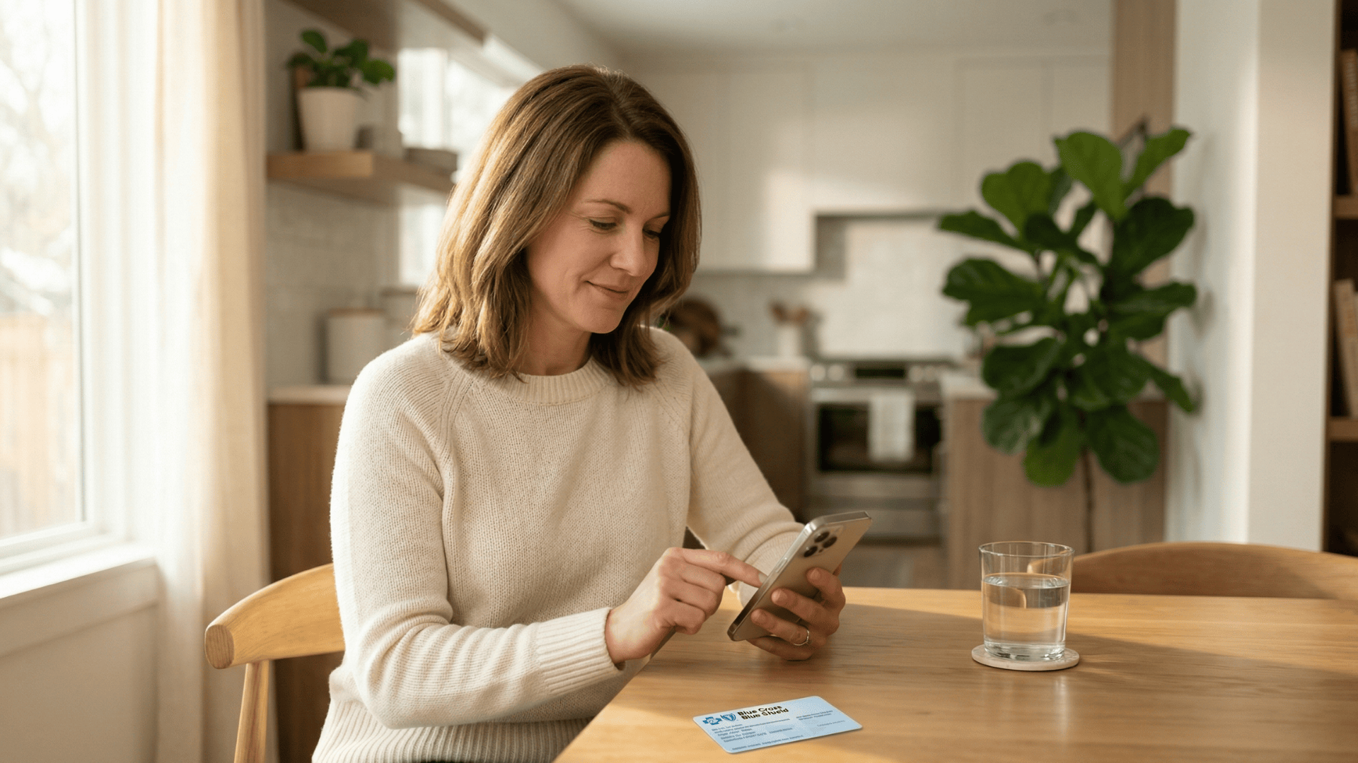 Patient completing mobile intake form at home before a NextGen appointment