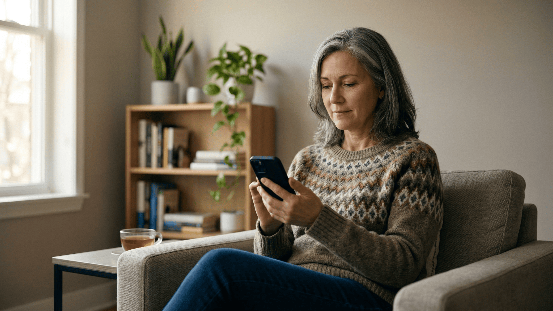 Patient reading modality-specific prep reminder SMS before imaging center appointment