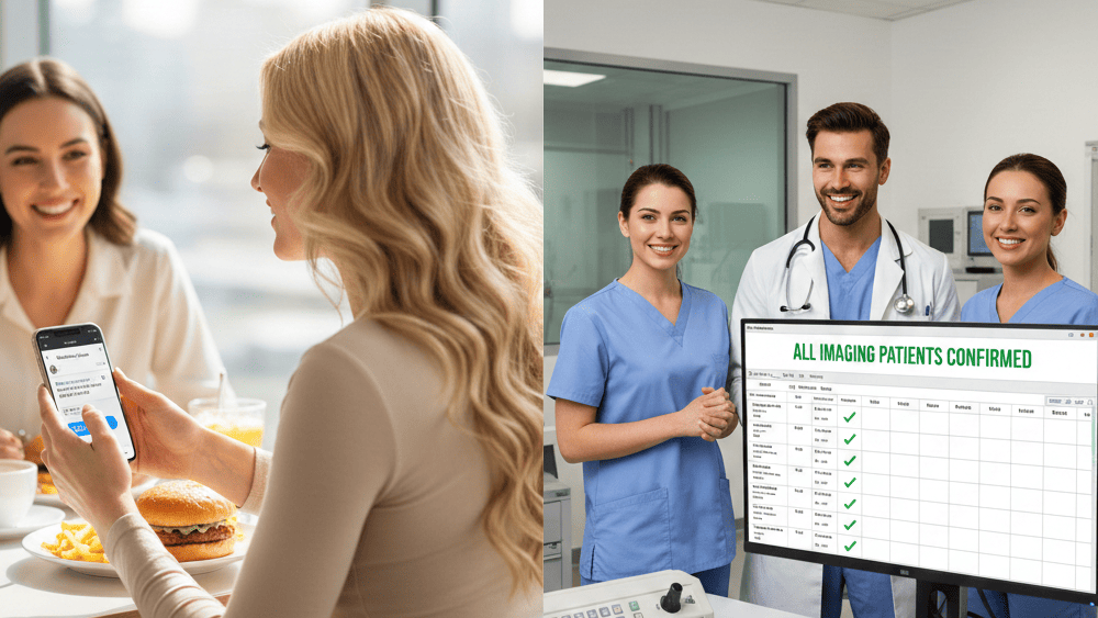 Appointment prep reminders support imaging patients in Ramsoft clinics.