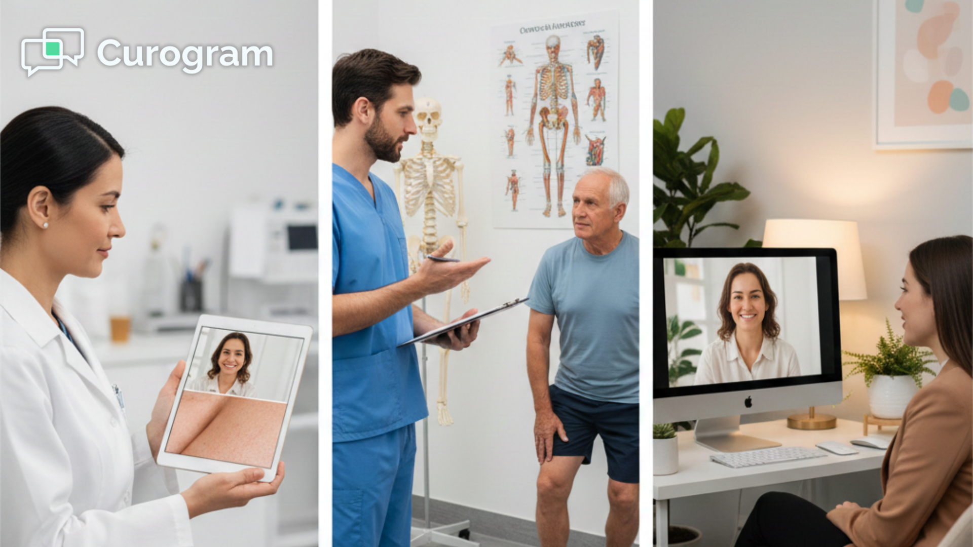 Telehealth use cases for dermatology, orthopedics, and psychiatry with ModMed integration