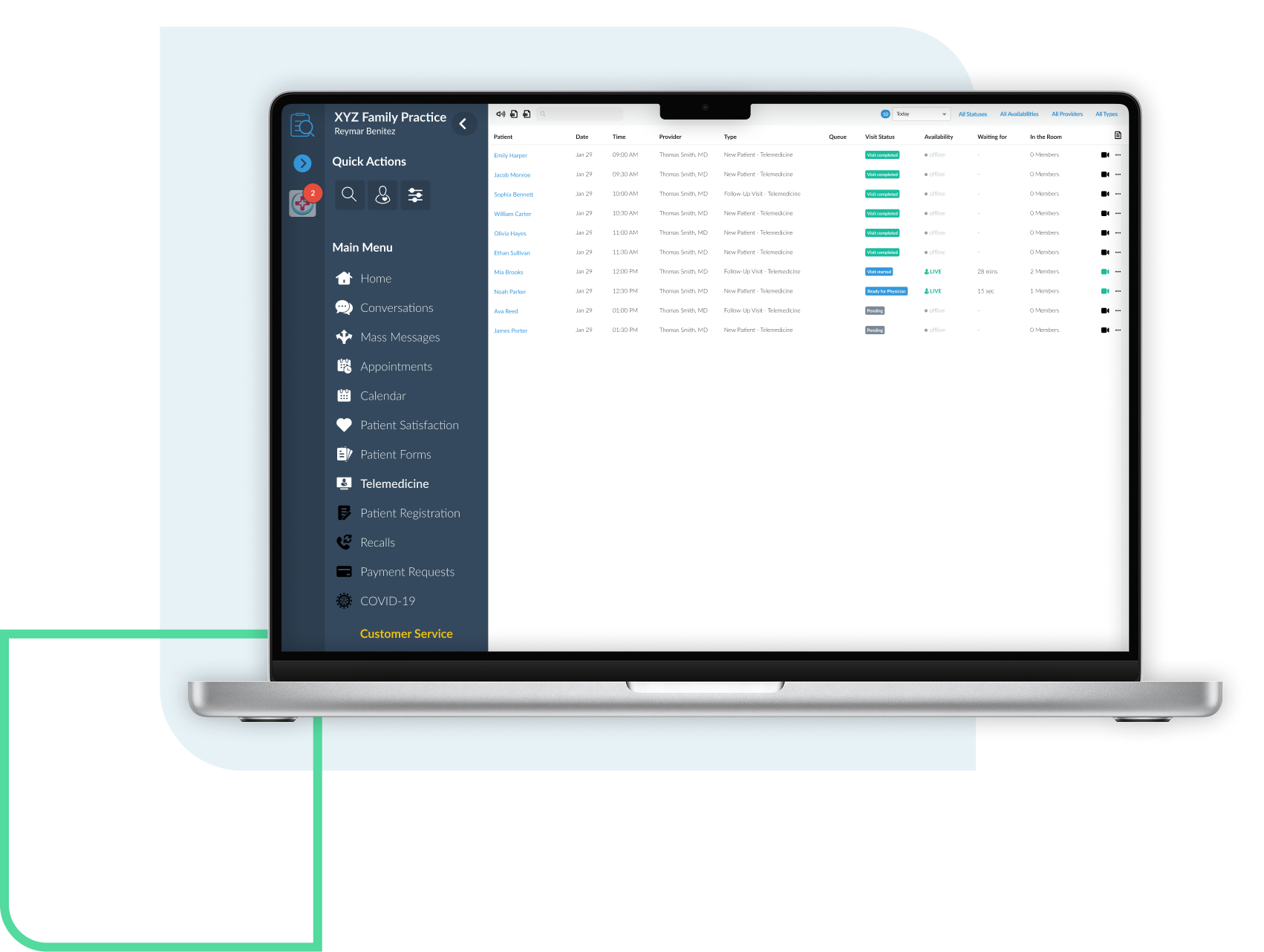 Telemedicine - Practice Portal