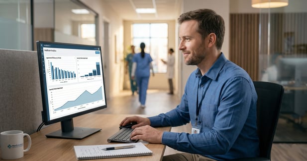 Practice manager monitors confidence via business dashboard