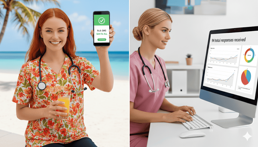 Using bulk SMS is a powerful tool for Tebra clinics to streamline their workflows.