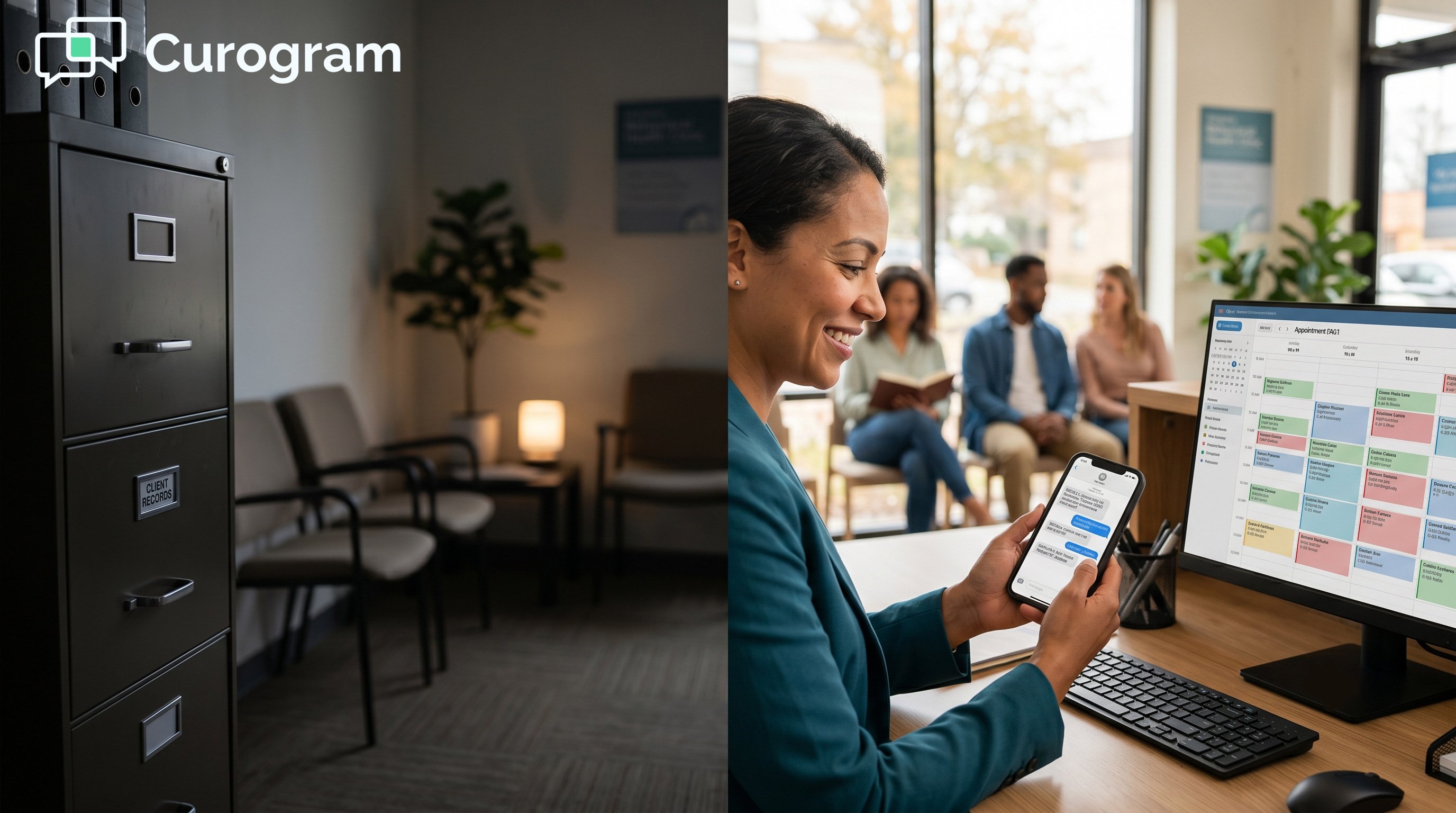 Transforming an empty behavioral health clinic to a busy one with text scheduling