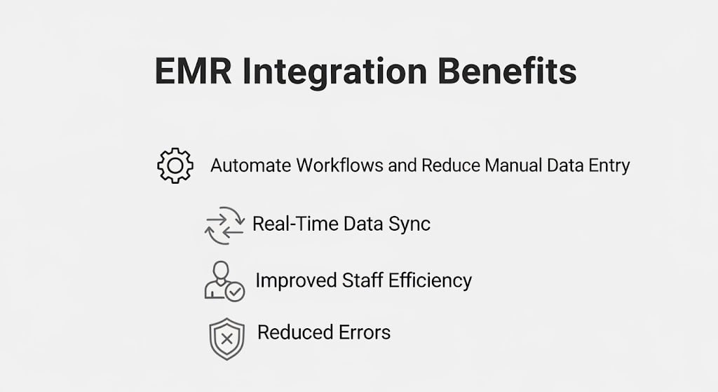 Three core benefits of EMR integration