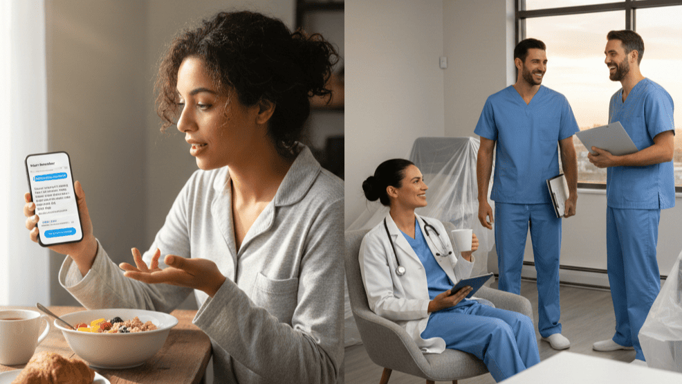 Notify radiology patients of office closures with mass texting