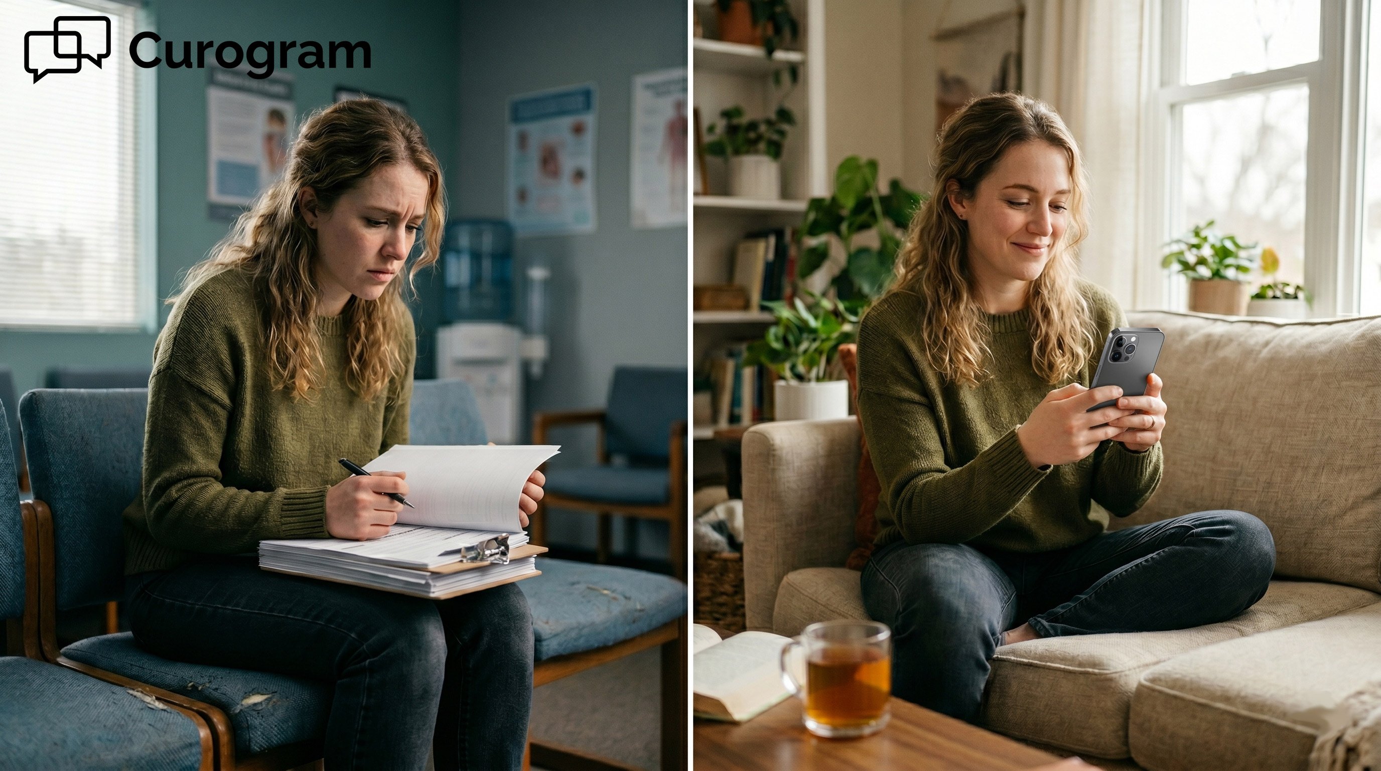 Portrait of a smiling healthcare provider managing patient appointments on a tablet