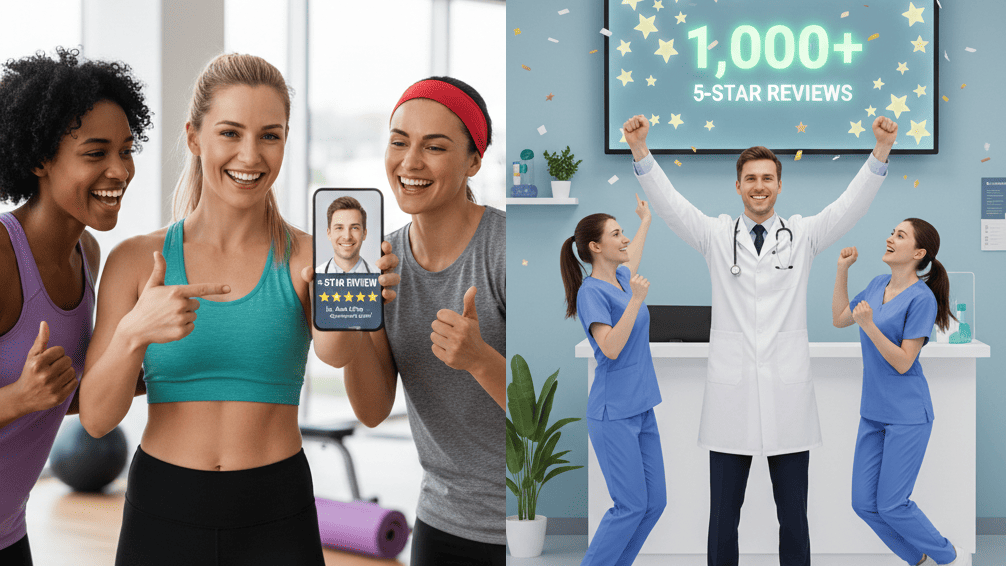 Automating review collection and filtering means for 5-star ratings and better online visibility.