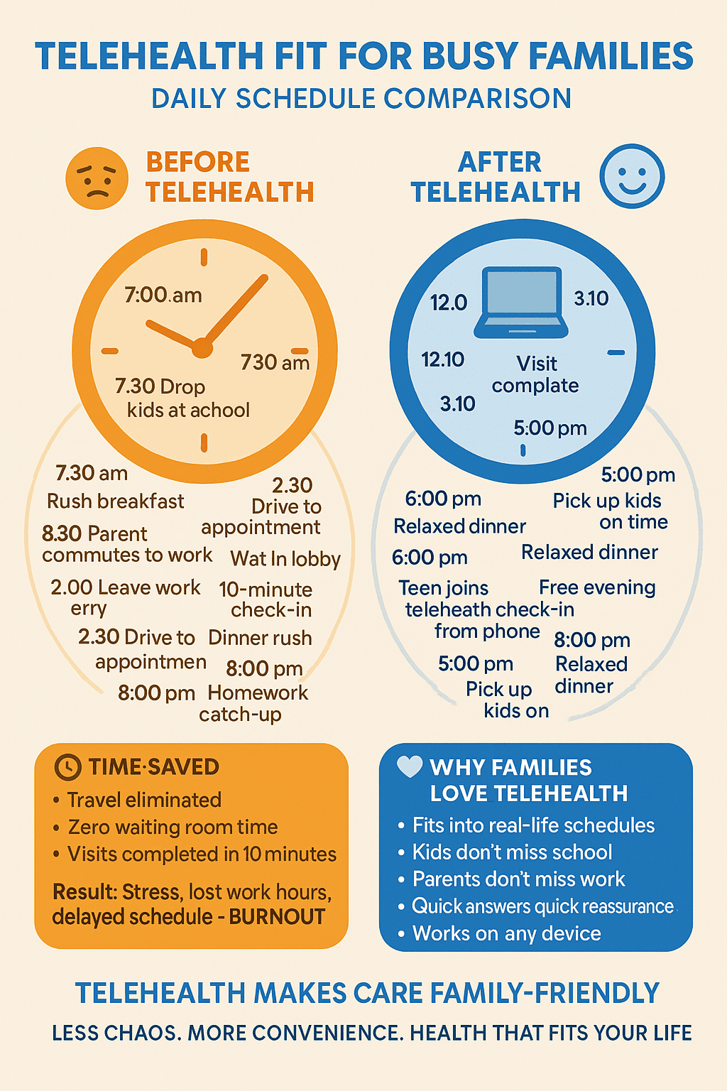 The impact on telehealth for families