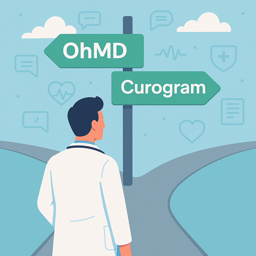 OhMD Pricing vs. Curogram: Which Patient Communication Platform Offers Better Value in 2025?