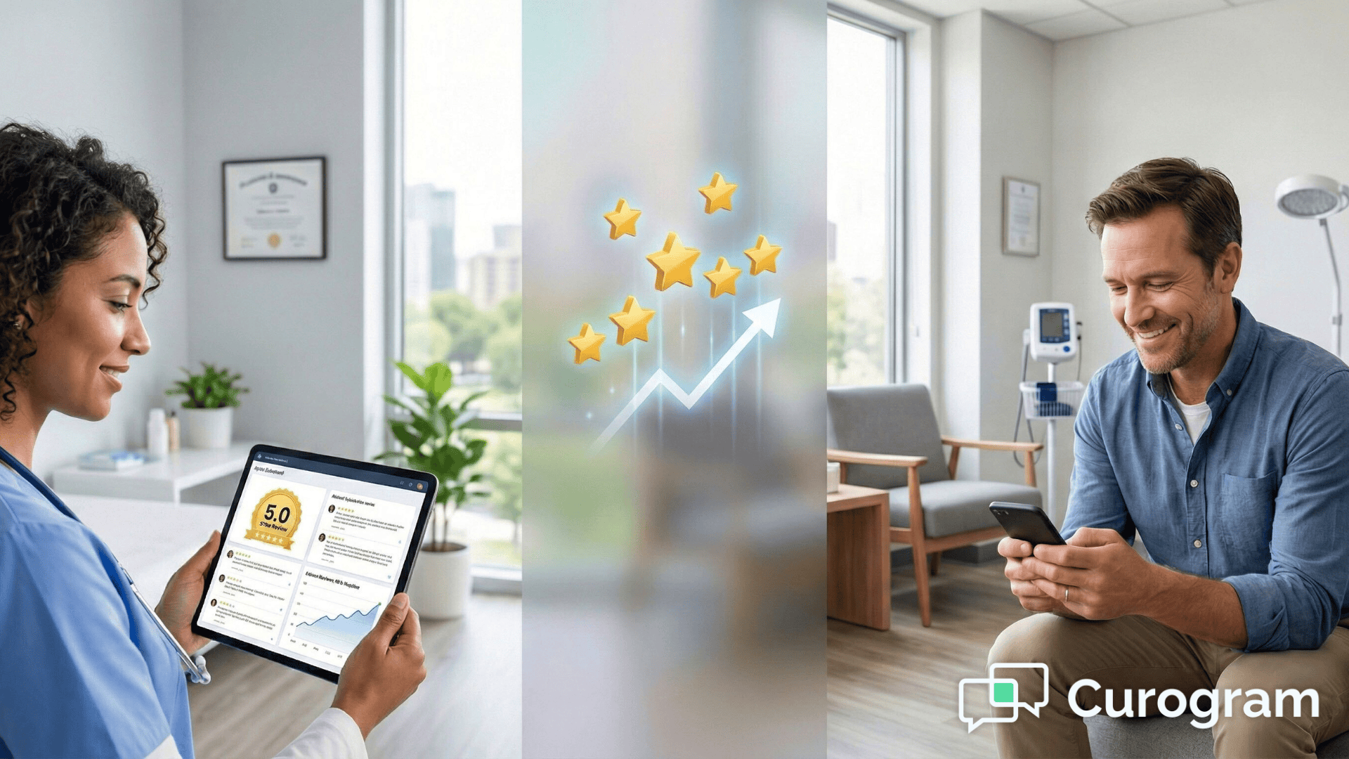 GE Centricity Reputation Management: Boost Reviews With Curogram