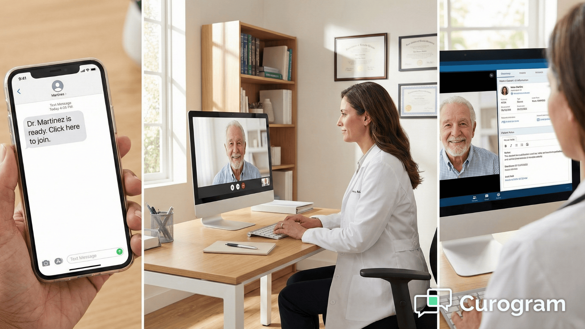 Telehealth for CureMD: The 1-Click Virtual Exam Room