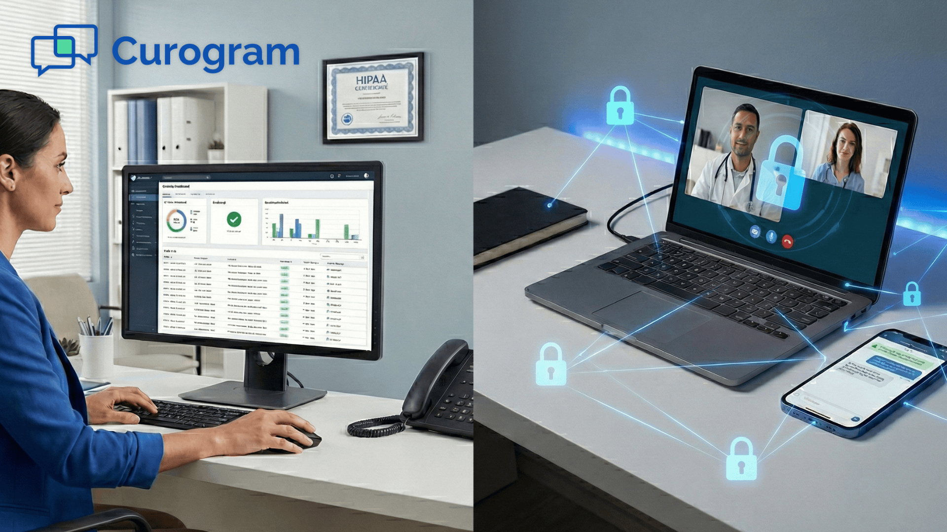 GE Centricity Telehealth: No-App Virtual Care with Curogram