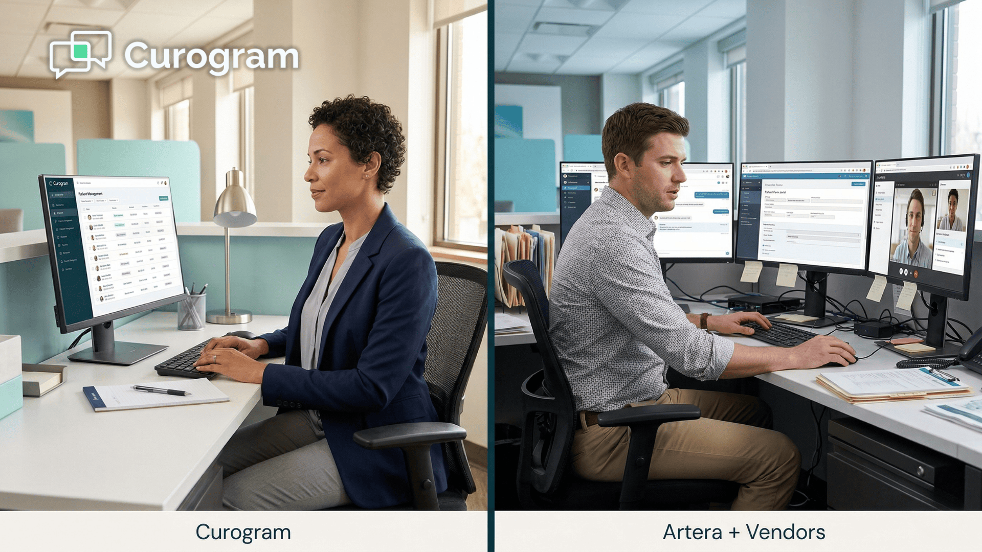 Curogram vs Artera: Streamlining Clinical Workflows for Practices