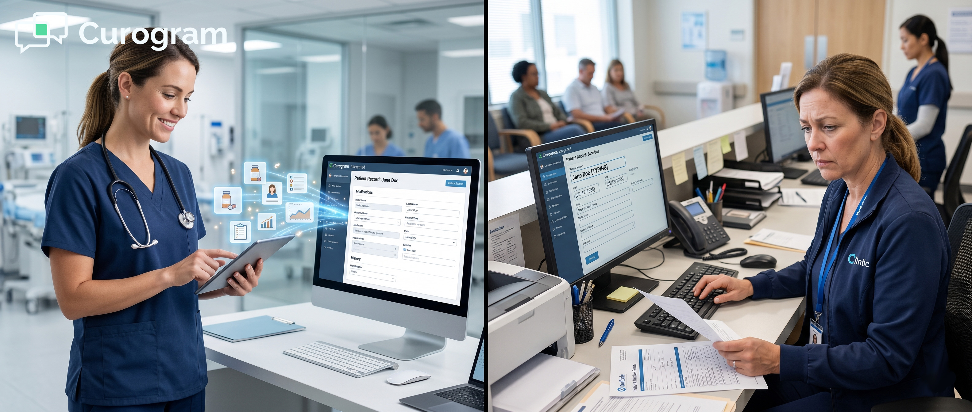 Curogram vs. Doctible: EHR Integration Architecture