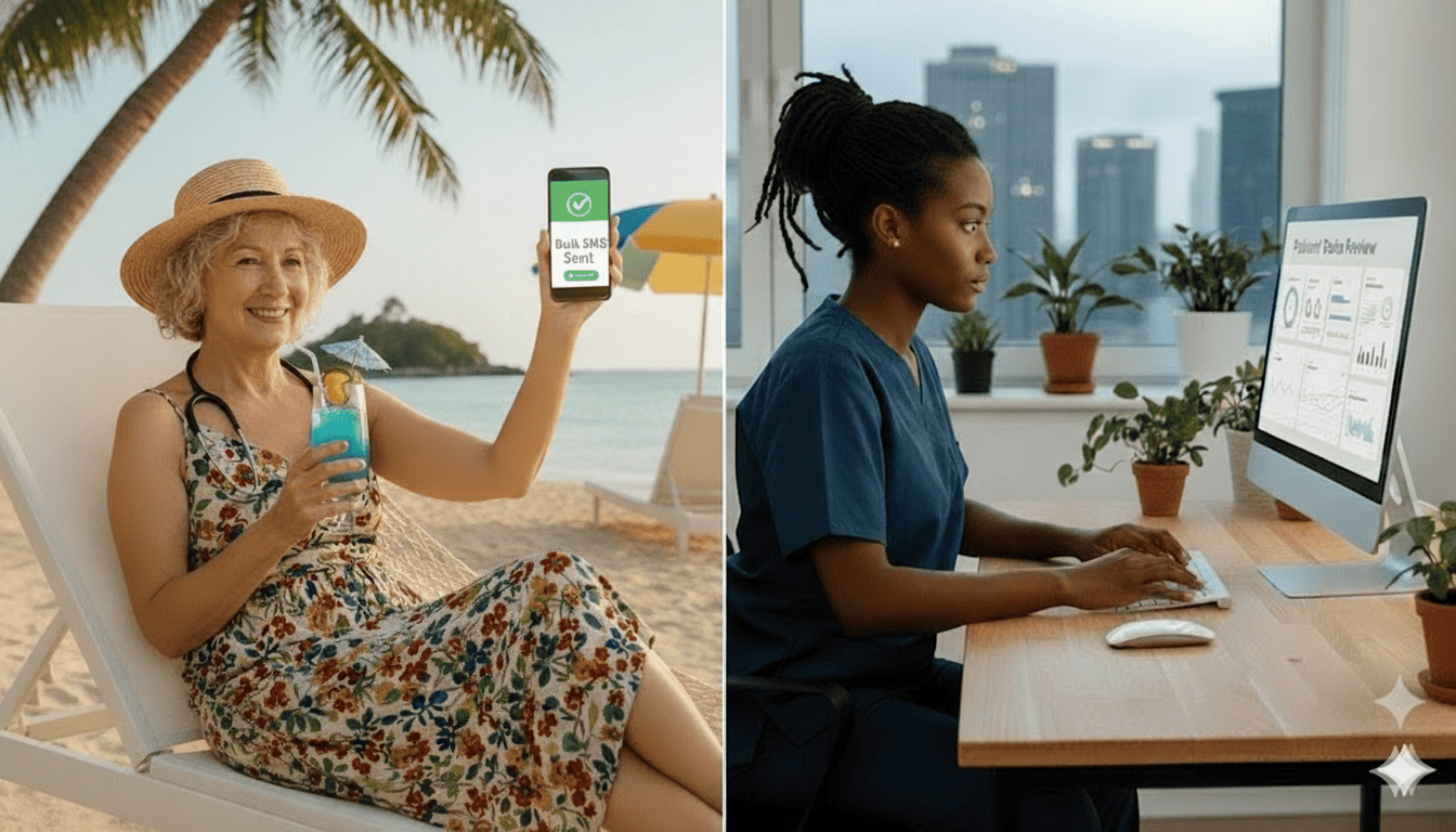 Mass Texting in InSync EMR with Curogram