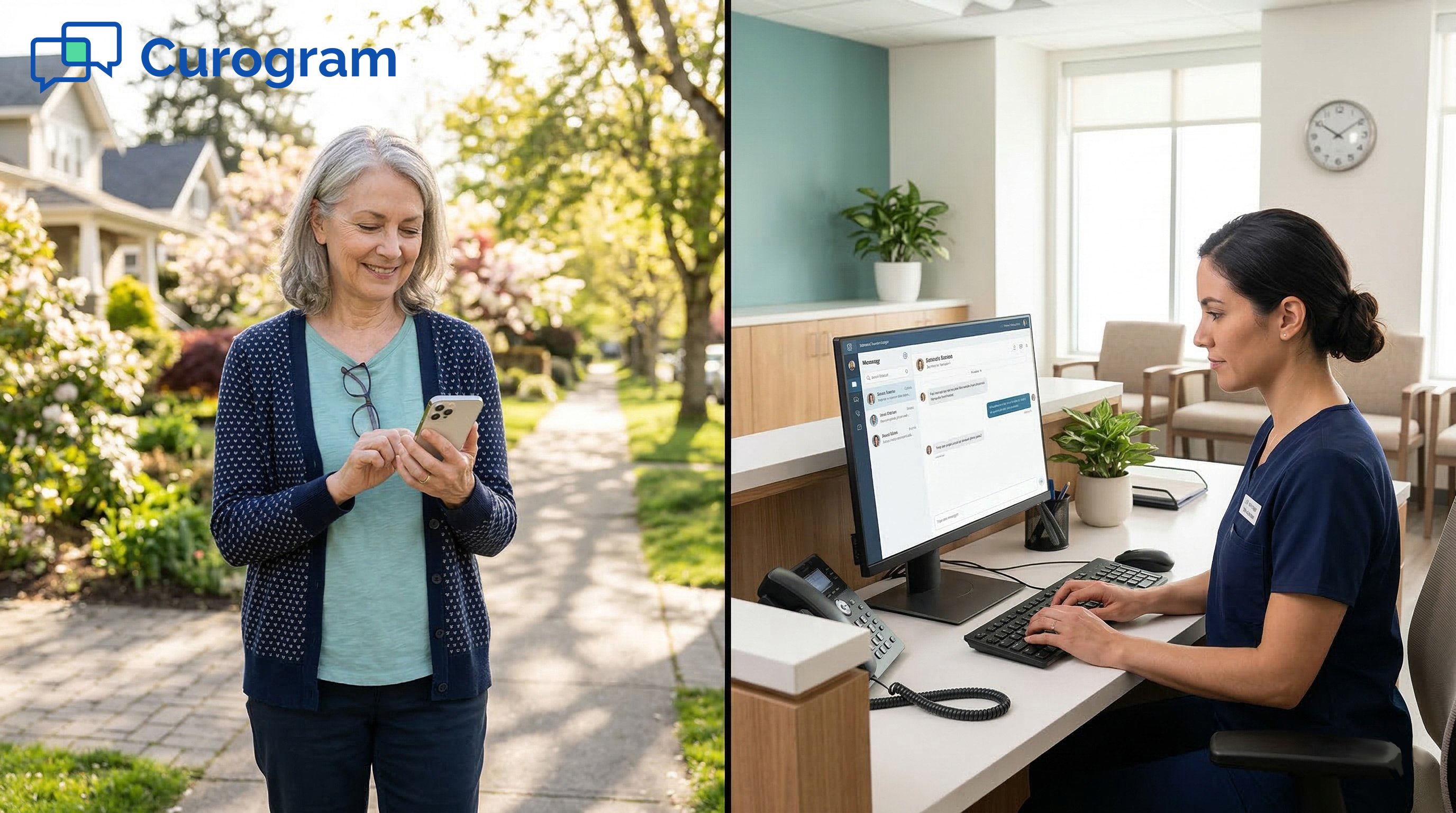 How Patients Text Their Doctor's Office Without an App or a Portal
