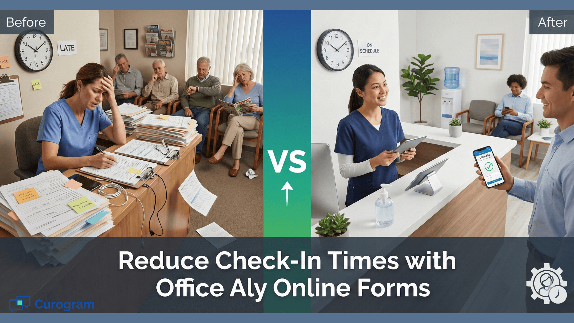 Reducing Check-In Times and Errors with Online Forms in Office Ally